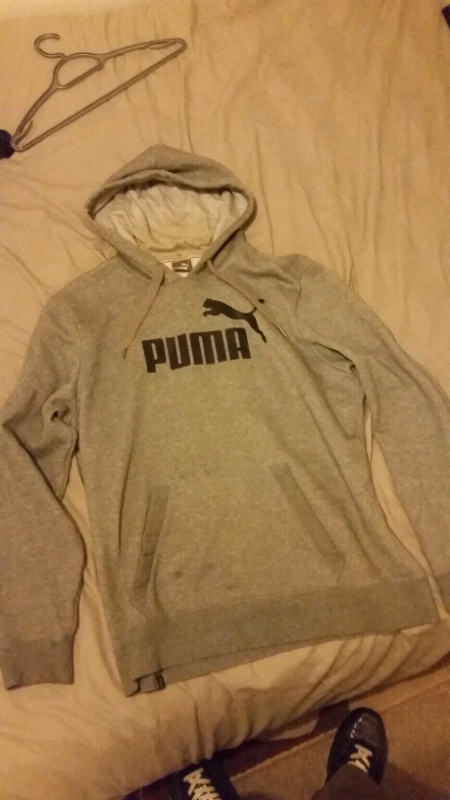 light grey puma tracksuit